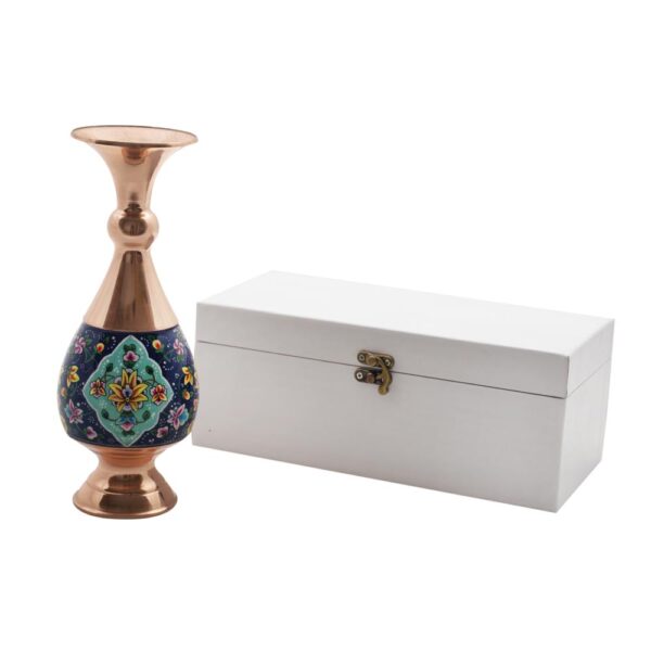 ست هدیه خاص گلدان مس و پرداز