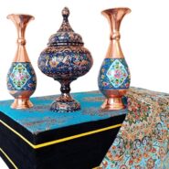 ست شکلات خوری حکاکی پرداز و گلدان