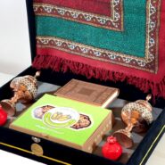 ست شکلات خوری خاتم کاری و آجیل
