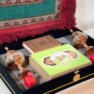 ست شکلات خوری خاتم کاری و آجیل