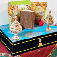 ست شکلات خوری خاتم کاری و آجیل