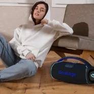 اسپیکر پرتابل با صدای غنی و بیس عمیق مناسب موسیقی و جشن‌ها