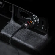 شارژ فندکی خودرو CH04 GaN 65 وات با دو پورت USB برای شارژ سریع و همزمان دستگاه‌ها